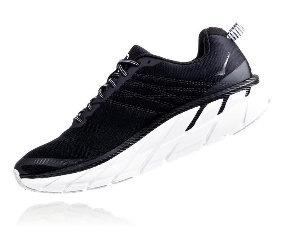 Hoka One One Loopschoenen Dames - Clifton 6 - Zwart/Wit - PA7194286